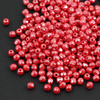 Fire Polish 3mm Opaque Red Luster [40szt]
