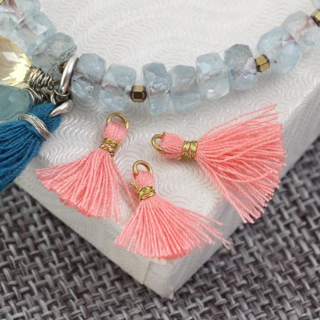 Chwost łososiowy mini z ogniwem 13x3mm