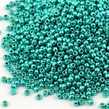 Toho Round 11/0 PermaFinish Galvanized Teal [10g]