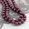 Preciosa Nacre Round Pearl Maxima Light Burgundy 6mm [6szt]