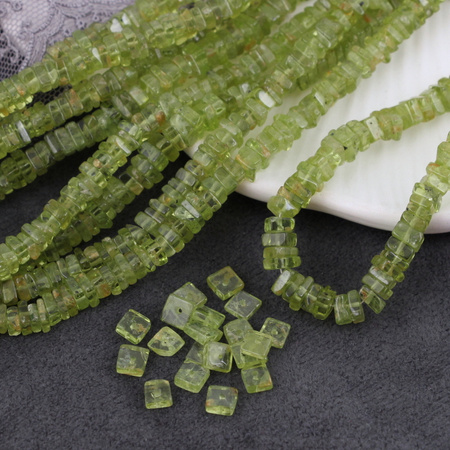 Peridot kwadrat 5x2mm [20szt]