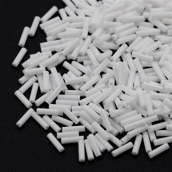 Miyuki Bugle #2 White Opaque 6mm [5g]