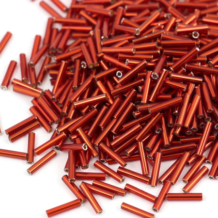 Toho Bugle #3 Silver-Lined Ruby [5g]