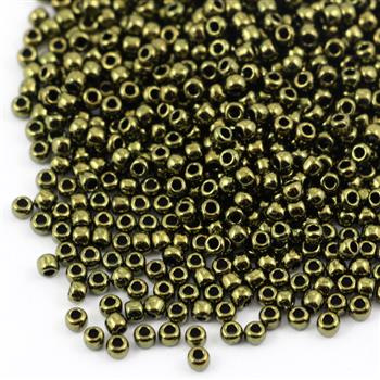 Toho Round 11/0 Gold Lustered Dark Antique Bronze [10g]