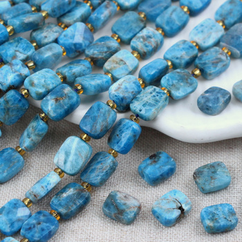 Apatyt prostokąt fasetowany 10x8mm