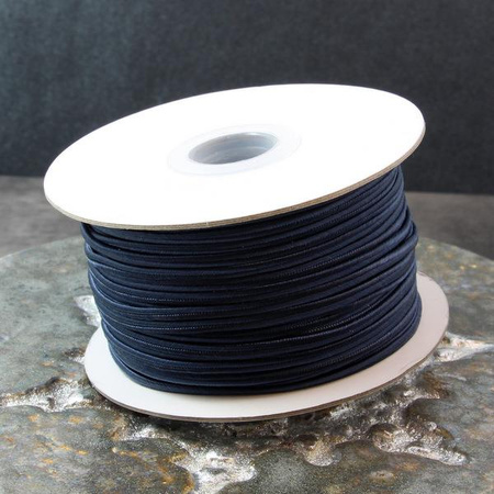 Sznurek sutasz chiński 3mm granatowy [1 szpula]