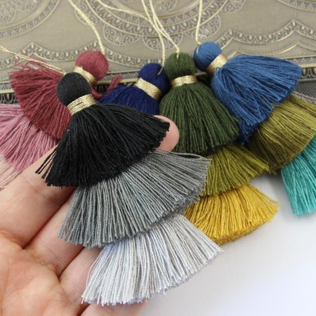 Chwost potrójny szary mix 75x40mm