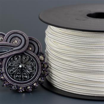 Sznurek sutasz acetat ITALY 2,5mm highlight [1metr]