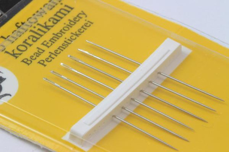 Igły do haftowania koralikami John James-D 3,2cm No10