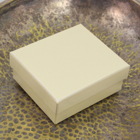 Pudełko ozdobne "PLAIN" kremowe 8x7x4cm