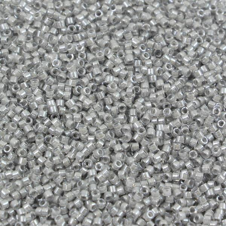 Miyuki Delica 11/0 Fancy Lined Pearl Grey [5g]