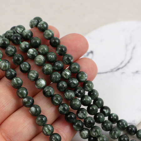 Serafinit kula gładka 6mm