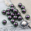 Miyuki Cotton Pearls Rich Green Black kula 8mm