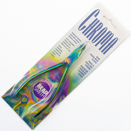 Szczypce CHROMA płaskie wygięte Beadsmith