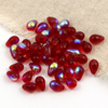 Teardrops Beads Siam Ruby AB 9x6mm [20szt]