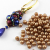 Round Beads Velvet Copper 3mm [50szt]