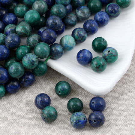 Chryzokola kula gładka 10mm