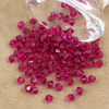 Preciosa Bicone Bead Rondelle Fuchsia 4mm [20szt]