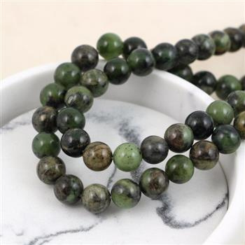 Jaspis zielony kula gładka 8mm