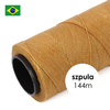 Sznurek do makramy brazylijski woskowany Almond 1mm [szpula 144m]