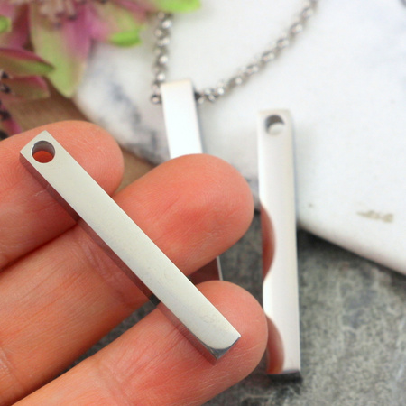 Zawieszka stal szlachetna słupek 40x5mm