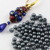 Round Beads Velvet Steel 4mm [50szt]