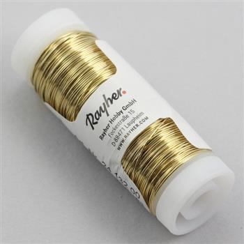 Rayher Drut mosiężny 0,4mm/40m niepowlekany