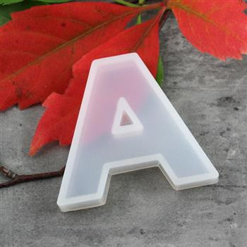 Forma silikonowa do odlewów z żywicy litera A 4cm