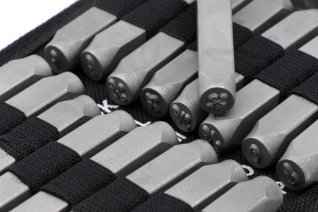 Zestaw stempli do metalu Spiral 4mm