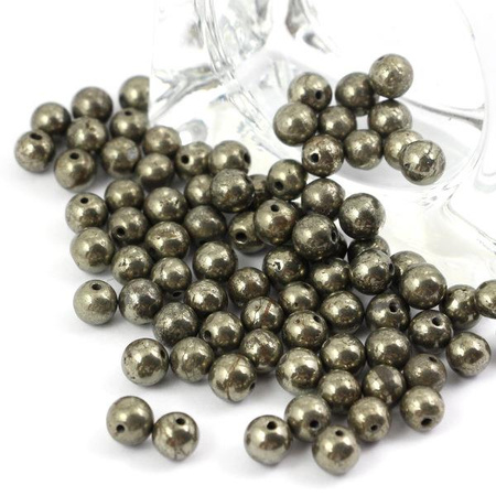 Piryt złoty kula gładka 6mm