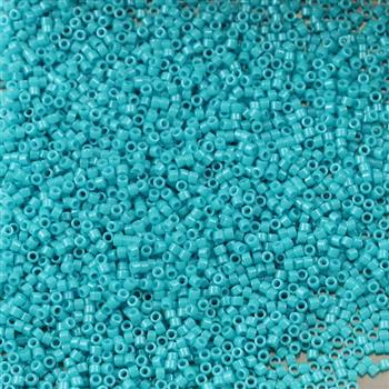 Miyuki Delica 11/0 Opaque Turquoise Grey Dyed [5g]