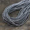 Hematyt kula gładka 2mm SILVER [sznur 40cm]