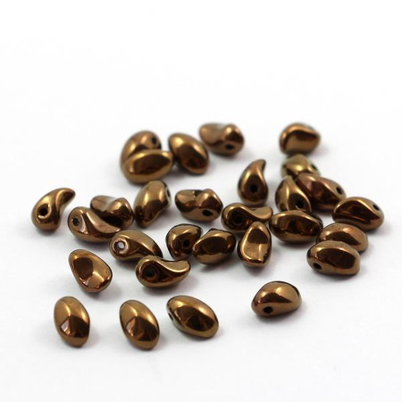 Tulip Petals 4x6mm Jet Bronze [30szt]