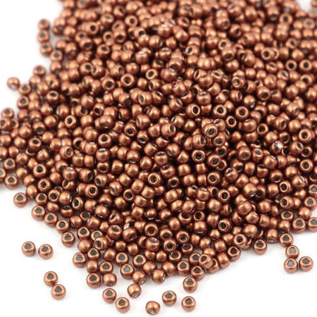 Toho Round 11/0 HYBRID ColorTrends: Metallic - Potter's Clay [10g]