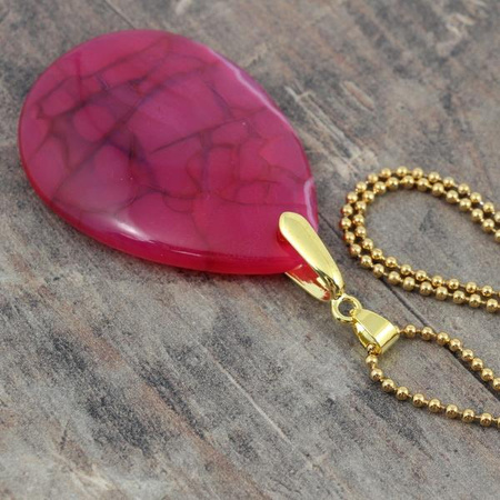 Krawatka metalowa złota zaciskowa do podwieszania 22mm