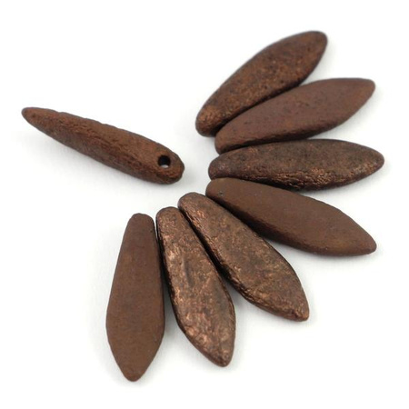 Dagger Etched Jet Bronze 5x16mm [10szt]