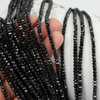 Spinel czarny oponka fasetowana 4x3mm [sznur 39cm]