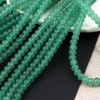 Awenturyn zielony oponka gładka 6x4mm [sznur 38cm]