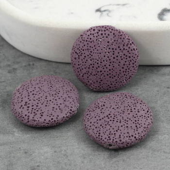 Lawa wulkaniczna fioletowa moneta 32mm