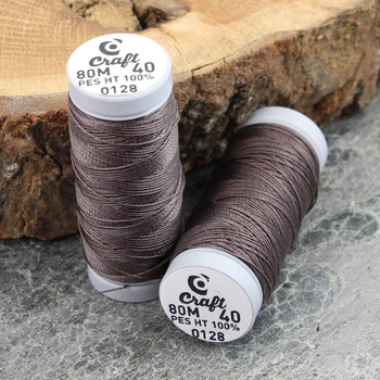 Supermocne nici Craft brązowe nr 40 [szpula 80m]