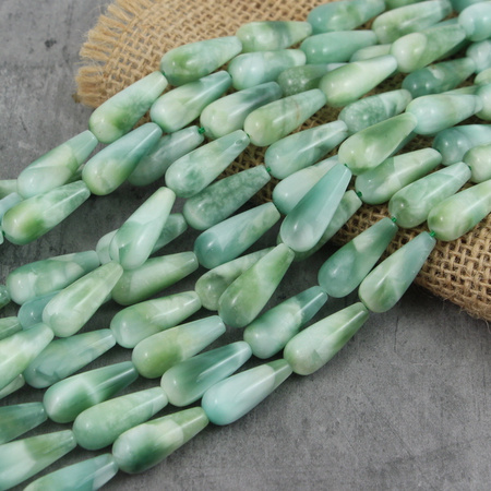 Angelit pawi kropla 20x8mm