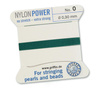 Griffin Nici nylonowe z igłą green 0,30mm [2m]