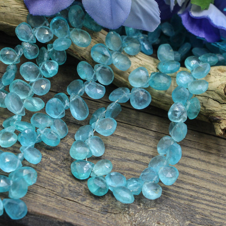 Apatyt łezka briolette fasetowana 9x7mm [3szt]