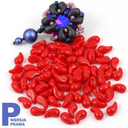 ZoliDuo (Right) 5x8mm Opaque Red [10szt]