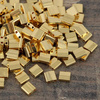 Miyuki Tila Beads 5x5x1,9mm 24kt Gold Plated [30szt]