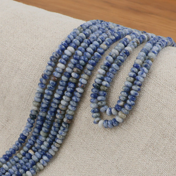 Sodalit oponka gładka 4x2mm [sznur 39cm]