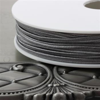 Sznurek sutasz wiskoza Pega 3mm stalowy [szpula 50m]