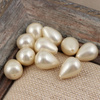 Perła seashell kropla kremowa 18x13mm