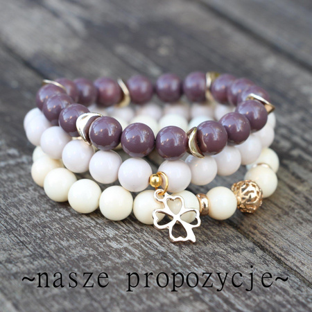 Koralik szklany kula szara 12mm