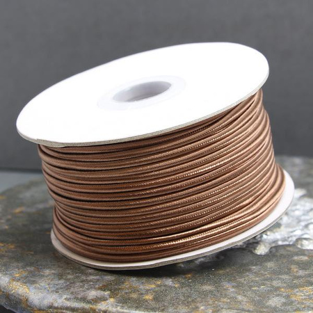 Sznurek sutasz chiński 3mm cynamonowy [1 szpula]